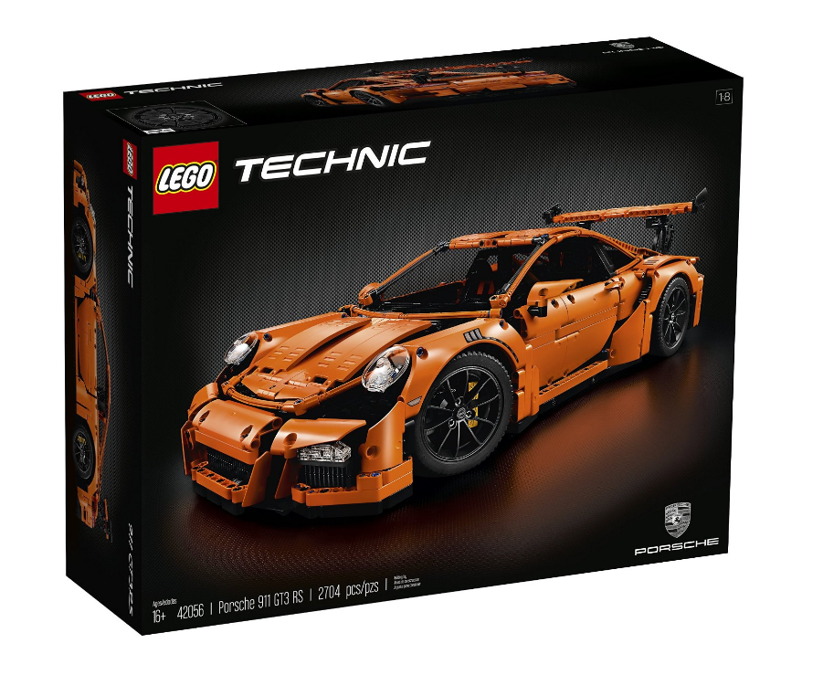 LEGO 乐高 Technic 42056 保时捷 911 GT3 RS 开箱及变速箱修改方法