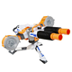 Hasbro 孩之宝 NERF 热火 B1493 犀牛发射器（橙白）+凑单品