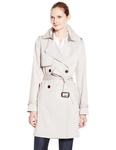 VERA WANG 王薇薇 Valencia Double Breasted Trench 女式风衣