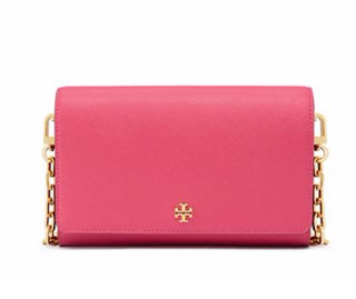 TORY BURCH 汤丽柏琦 ROBINSON 45257 女士斜挎钱包 黑色 45257 018