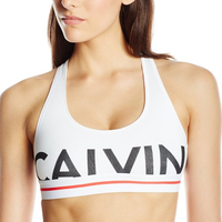Calvin Klein Modern Cotton 女士运动文胸 白色 M