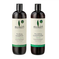 Sukin 洗护套装 清爽净化洗发水500ml+护发素500ml