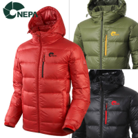 断码福利：NEPA 7272009 女款连帽羽绒服 90码（红绿2色可选）