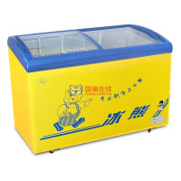 BingXiong 冰熊 SC/SD-268Y 268升卧式冷藏冷冻玻璃门展示冷柜  