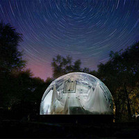 特色住宿：北京星空箭扣营地 想和你在透明泡泡里看整晚星空银河