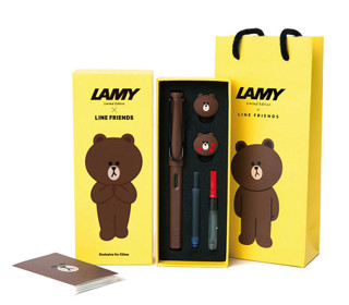 LAMY 凌美 狩猎者 x LINE布朗熊 钢笔套装