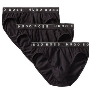 HUGO BOSS 男士纯棉三角内裤 True Blue/Sky Captain/Forged Iron S码