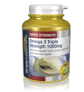 Simply Supplements  Omega 3 三倍强效鱼油1000mg*240粒