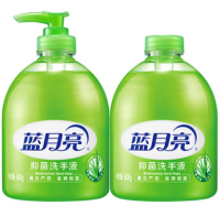 白菜党，限京沪：蓝月亮 芦荟抑菌 洗手液 组合装1kg（500g+500g）