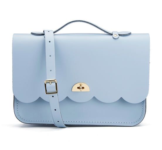  The Cambridge Satchel Cloud 云朵系列 女士斜挎包 长春花蓝