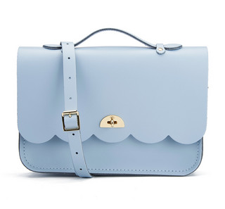  The Cambridge Satchel Cloud 云朵系列 女士斜挎包 长春花蓝