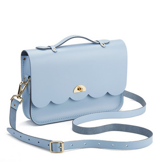  The Cambridge Satchel Cloud 云朵系列 女士斜挎包 长春花蓝