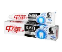 凑单品：中华牙膏 瓷感白 黑白双效牙膏 140g