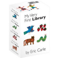 《My Very First Library Board book 我的第一个图书馆》 英文原版翻翻书