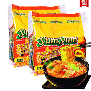 yumyum 养养 冬阴功方便面 酸辣虾味 70g*10包