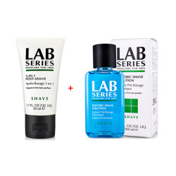 LAB SERIES 朗仕 男士三效须后修护露 50ml+男士清爽剃须液100ml 电动剃须用
