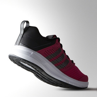 adidas 阿迪达斯 madoru 女子跑鞋 荧光玫红 B33652 如图 37