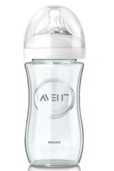 AVENT 新安怡 8安士宽口自然原生玻璃奶瓶 240ml *3件