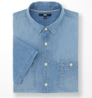 UNIQLO 优衣库 169630 男款短袖衬衫