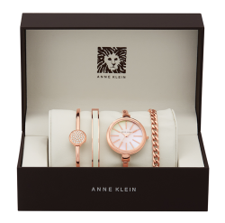 ANNE KLEIN AK/1470 女款时装腕表手镯套装
