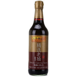 李锦记 精选老抽 500ml 酱油 调味品 *4件