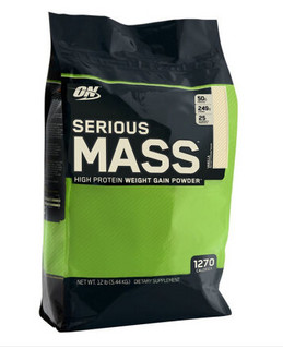 OPTIMUM NUTRITION 欧普特蒙 SERIOUS MASS 增肌粉 香草味 12磅