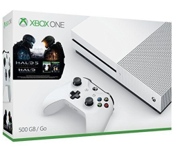 Microsoft 微软 Xbox One S 500GB 《光环》捆绑限定版 游戏主机