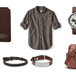 FOSSIL Estate系列 ML3220 男士牛皮短款钱包