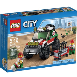  LEGO/乐高 City城市系列 60115 四驱越野车