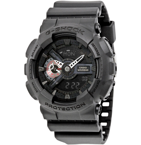 casio卡西欧gshock系列ga110mb1a男士双显运动腕表