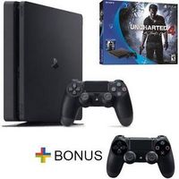 SONY 索尼 PlayStation 4 Slim 500GB《神秘海域4》捆绑限定版 + 额外手柄*1