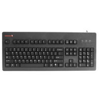 CHERRY 樱桃 G80-3494 104键 有线机械键盘 黑色 无光 红轴