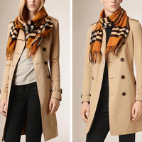 BURBERRY 博柏利 3994164 中性格纹围巾