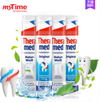 Theramed 去渍防蛀牙 立式牙膏100ml*4支