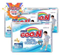 GOO.N 大王 纸尿裤 男童款 XXL号 28片*3包    