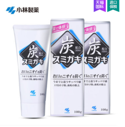 KOBAYASHI 小林制药 黑炭牙膏 100g*3