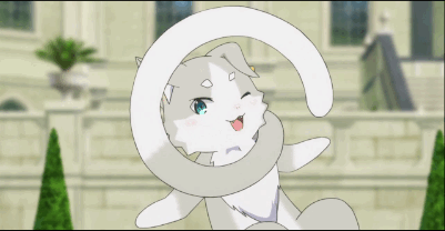 不过真正照顾的人(或者宠物)是她的契约精灵-帕克罢了~别看帕克萌萌哒