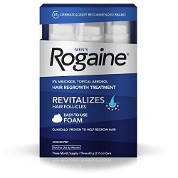 Rogaine 落健 Hair Regrowth Treatment 男用生发泡沫（60g*3支）