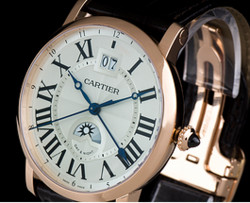Cartier 卡地亚 Rotonde系列 W1556220 男款18K金机械腕表
