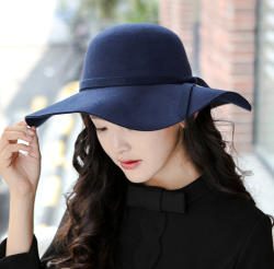 CAPPURETI 卡布利缇 大檐毛呢帽