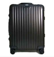 RIMOWA 日默瓦 TOPAS STEALTH系列 铝镁合金奢华黑色旅行箱/拉杆箱20寸 923.52.01.4