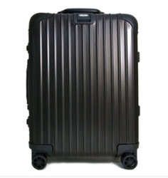 RIMOWA 日默瓦 TOPAS STEALTH系列 铝镁合金奢华黑色旅行箱/拉杆箱20寸 923.52.01.4