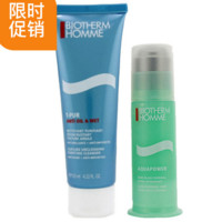 BIOTHERM 碧欧泉 男士清爽护理套装（洁面泥 125ml+保湿乳 75ml）