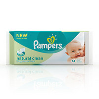 凑单品：Pampers 帮宝适 自然纯净系列婴儿湿巾 湿纸巾64片