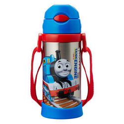Thomas & Friends 托马斯&朋友 儿童高真空不锈钢吸管保温水壶 360ml（蓝色）4230TM*2件+凑单品