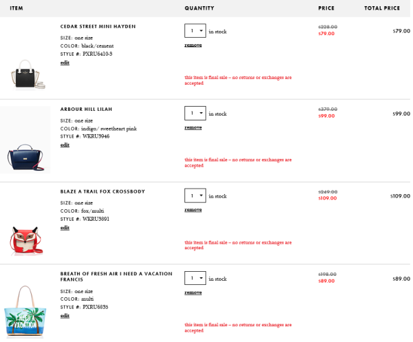 Kate Spade NEW YORK美国官网 惊喜特卖会