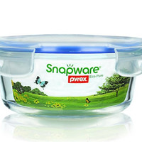 Snapware 康宁 玻璃保鲜盒  圆形 970ml