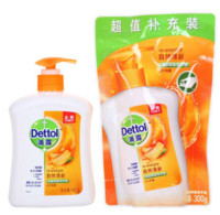 Dettol 滴露 自然清新洗手液 （500g+300g）+180毫升衣物消毒液+凑单品