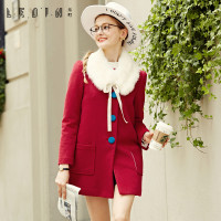 LE'TEEN 乐町 C1AA44901 女士毛呢外套