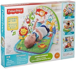 Fisher-Price 费雪 CHP85 热带雨林动物健身器